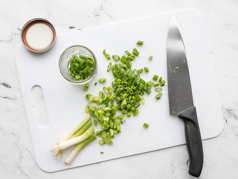 sliced green onion