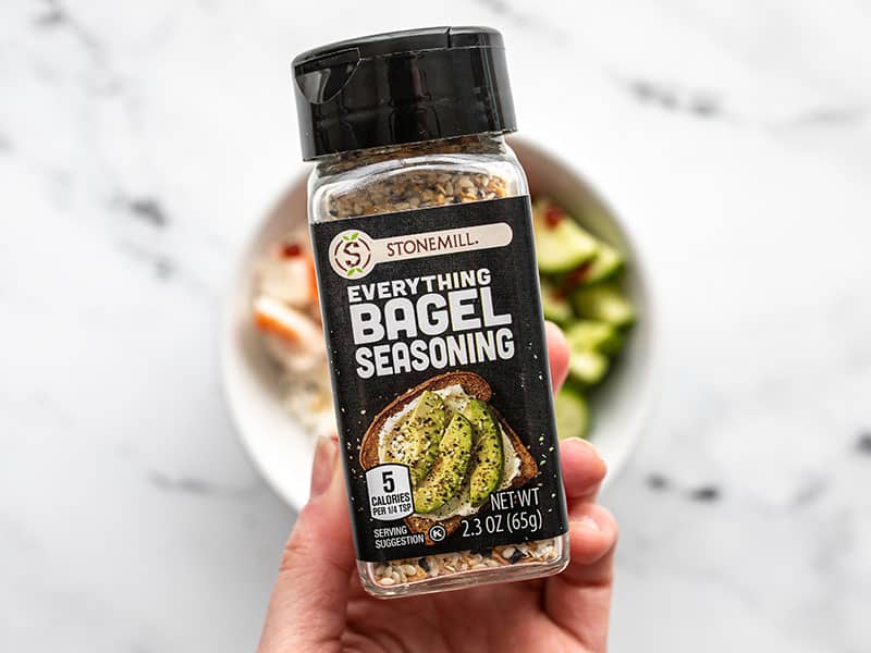 Everything bagel seasoning bottle