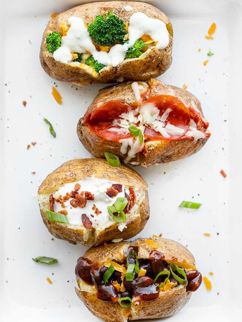 Baked Potatoes with Topping Recipe: How to Make It