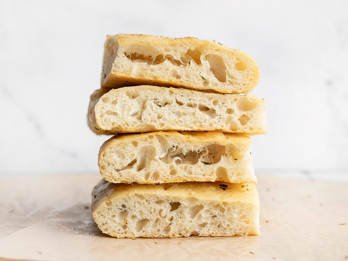 Roti Focaccia Tanpa Uleni