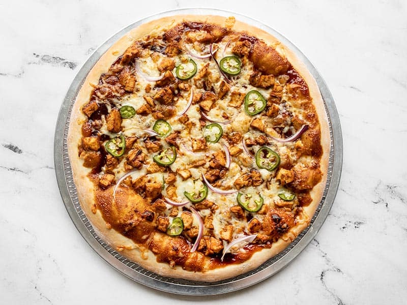 Baked BBQ Chicken Pizza