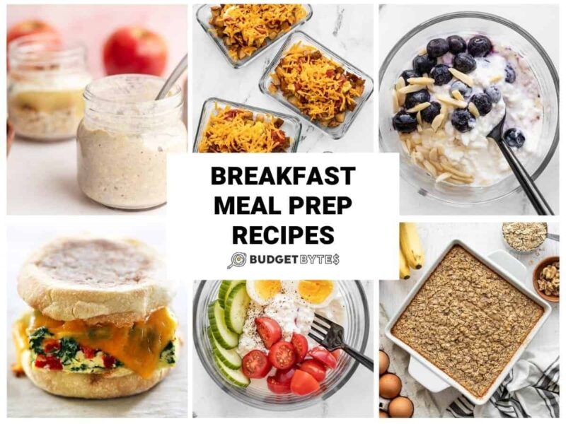 13 Breakfast Meal Prep Recipes for Busy Mornings - Budget Bytes