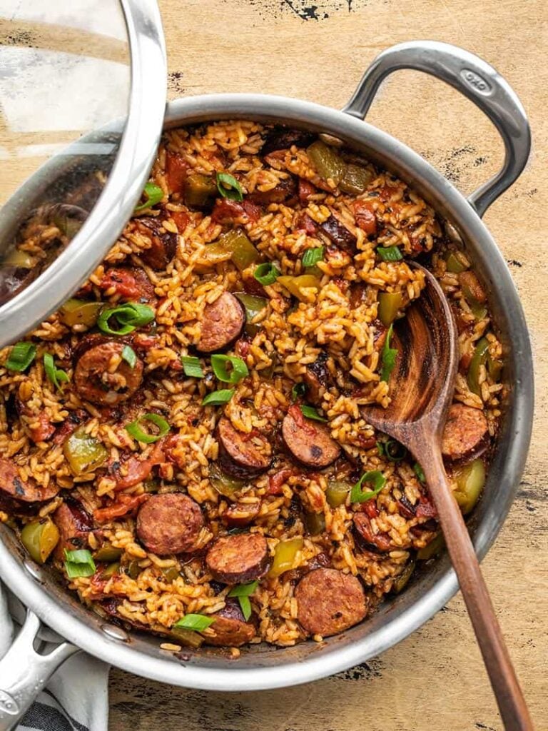 Cajun Sausage and Rice Skillet - Budget Bytes