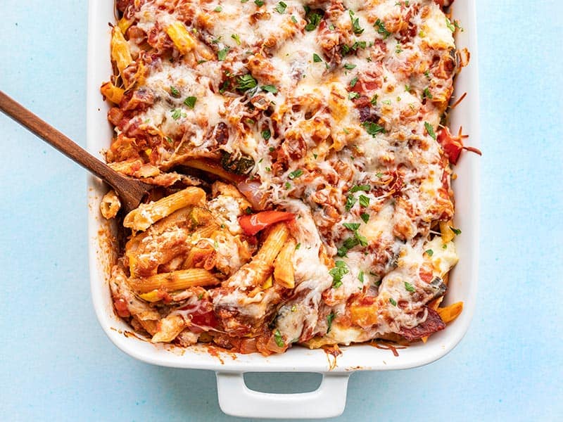 Roasted Vegetable Baked Penne (Or Ziti) - Budget Bytes