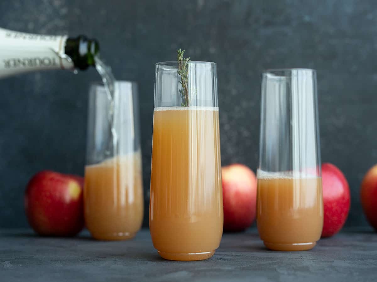 Apple Cider Mimosas