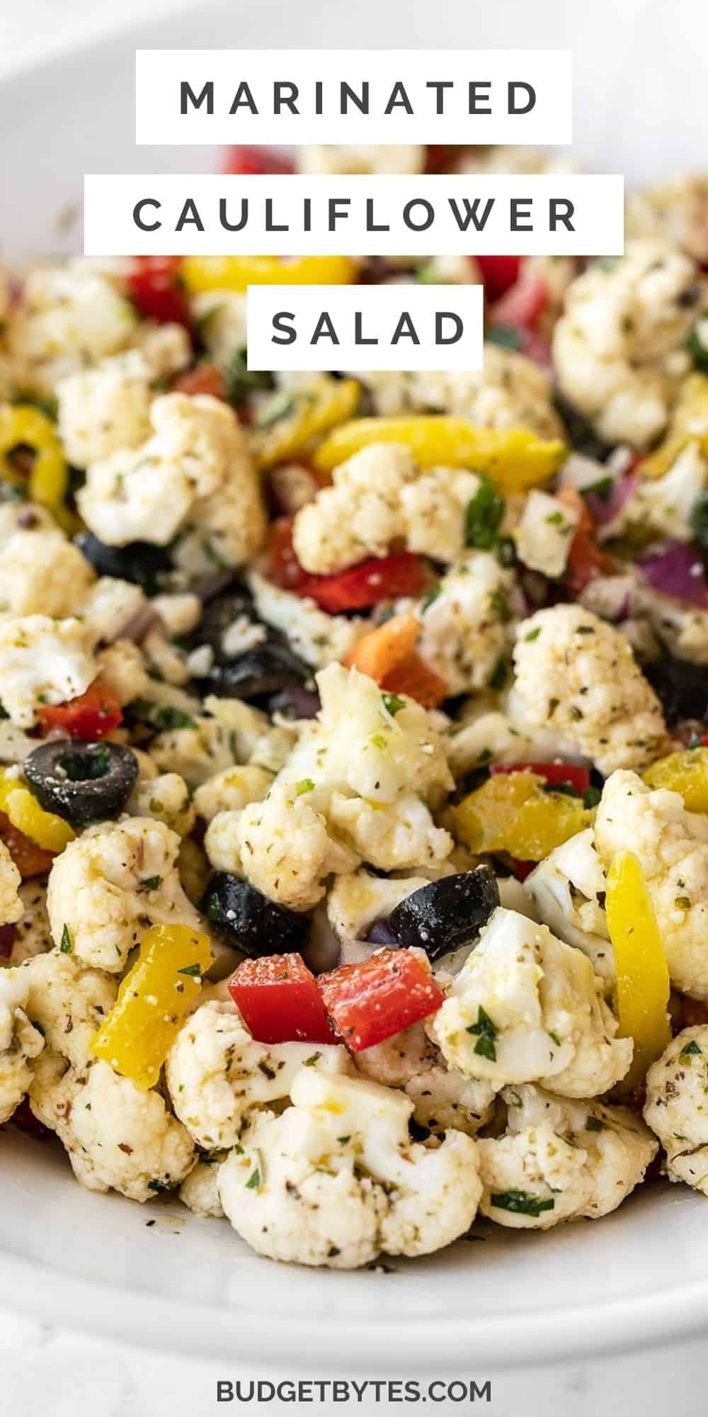 Marinated Cauliflower Salad Budget Bytes