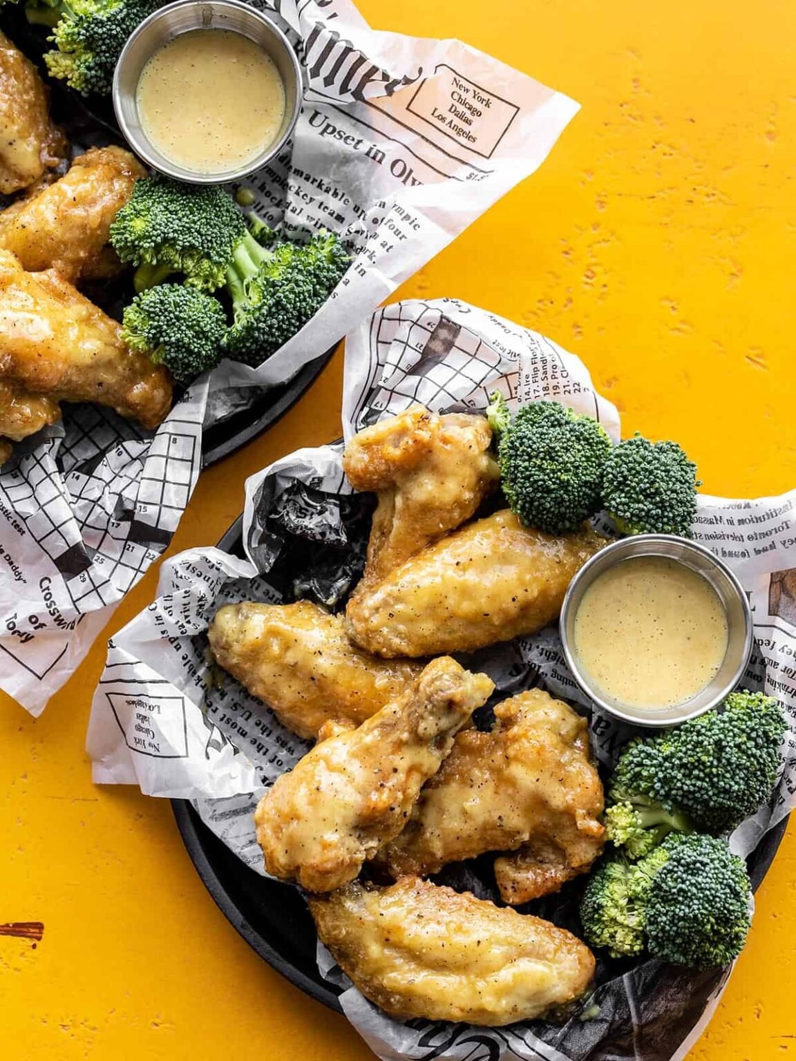 Honey Mustard Chicken Wings OvenBaked & Crispy Budget Bytes