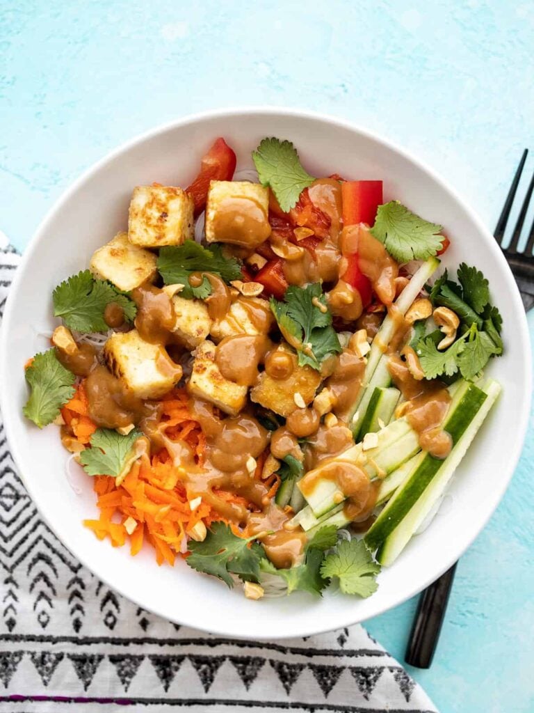 Peanut Tofu Noodle Bowls LaptrinhX / News