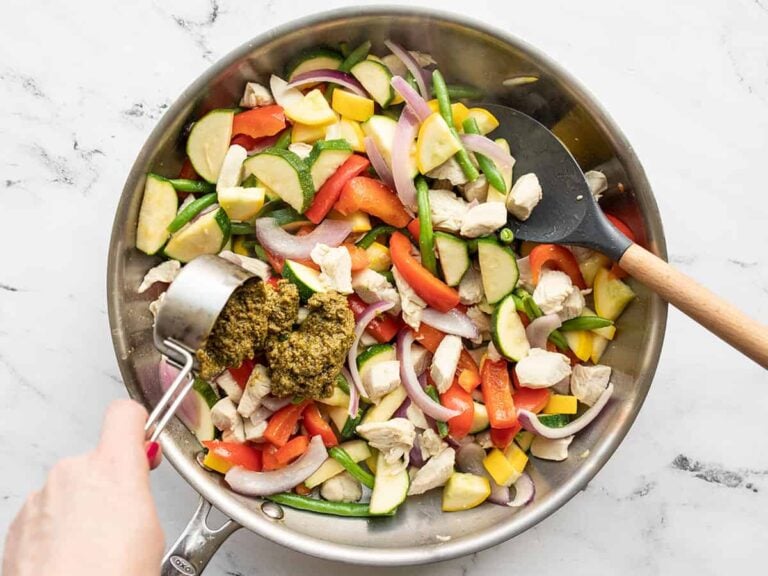 Easy Pesto Chicken and Vegetables Budget Bytes