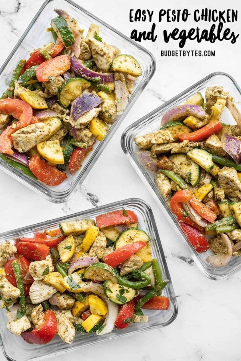 Easy Chicken and Vegetable Meal Prep - Budget Bytes