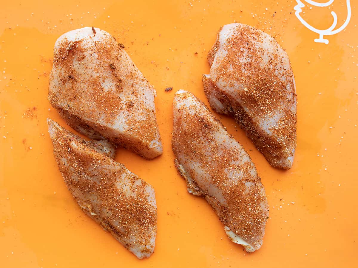 Seasoned chicken breast
