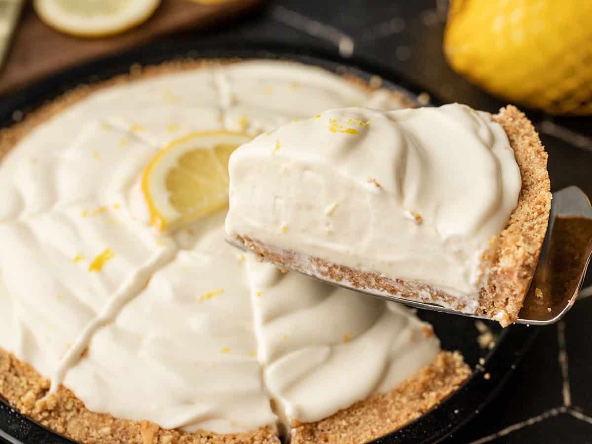 Easy Lemon Cream Pie - No-Bake Filling - Budget Bytes