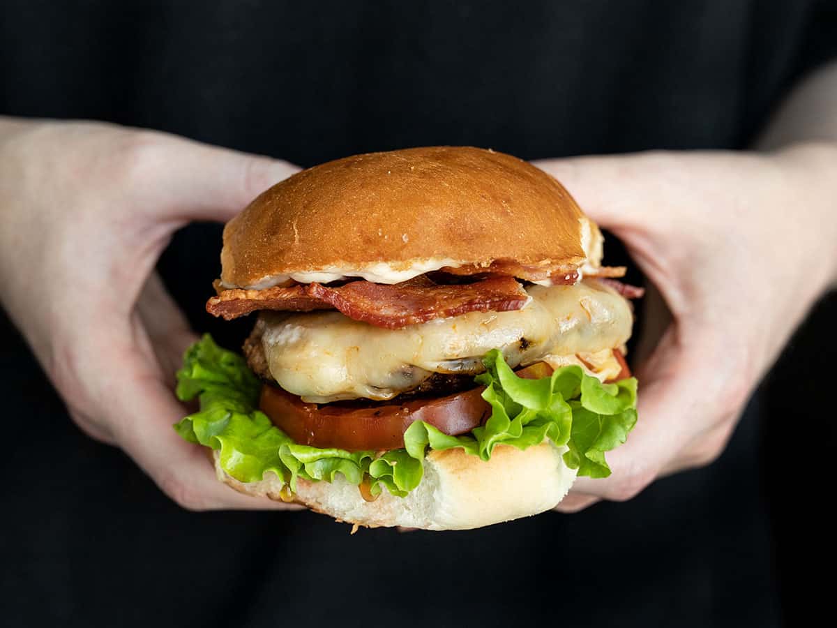 Bacon Ranch Turkey Burgers via Budget Bytes