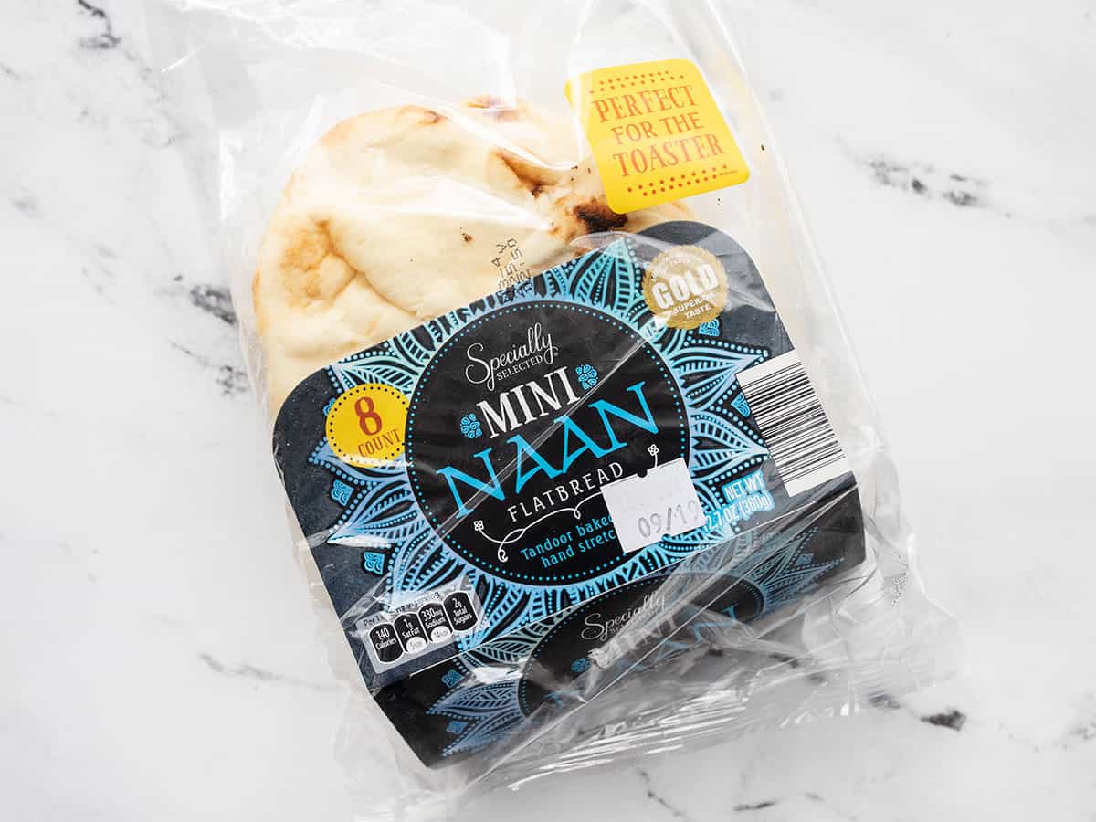 mini naan in the package