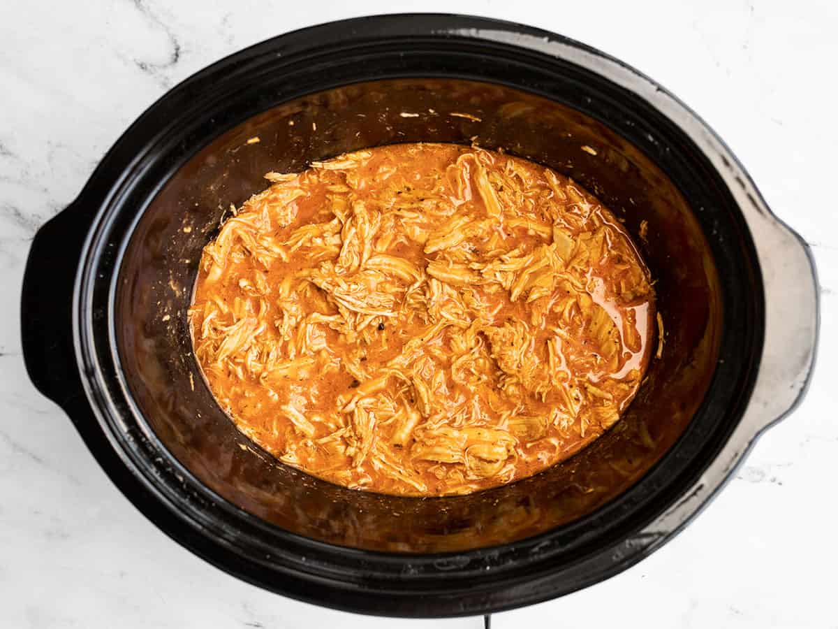 Slow Cooker Buffalo Chicken - Budget Bytes