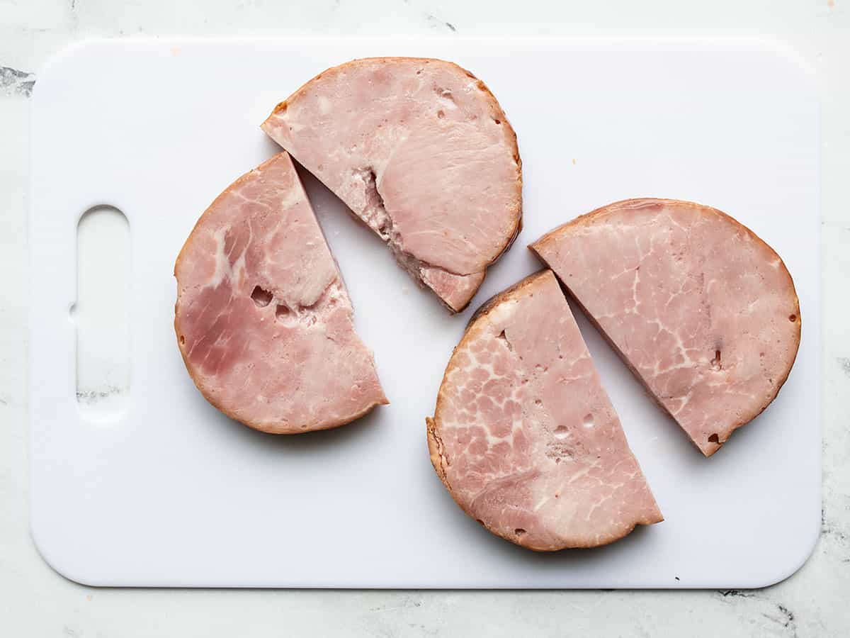 Glazed Ham Steaks - Spend With Pennies