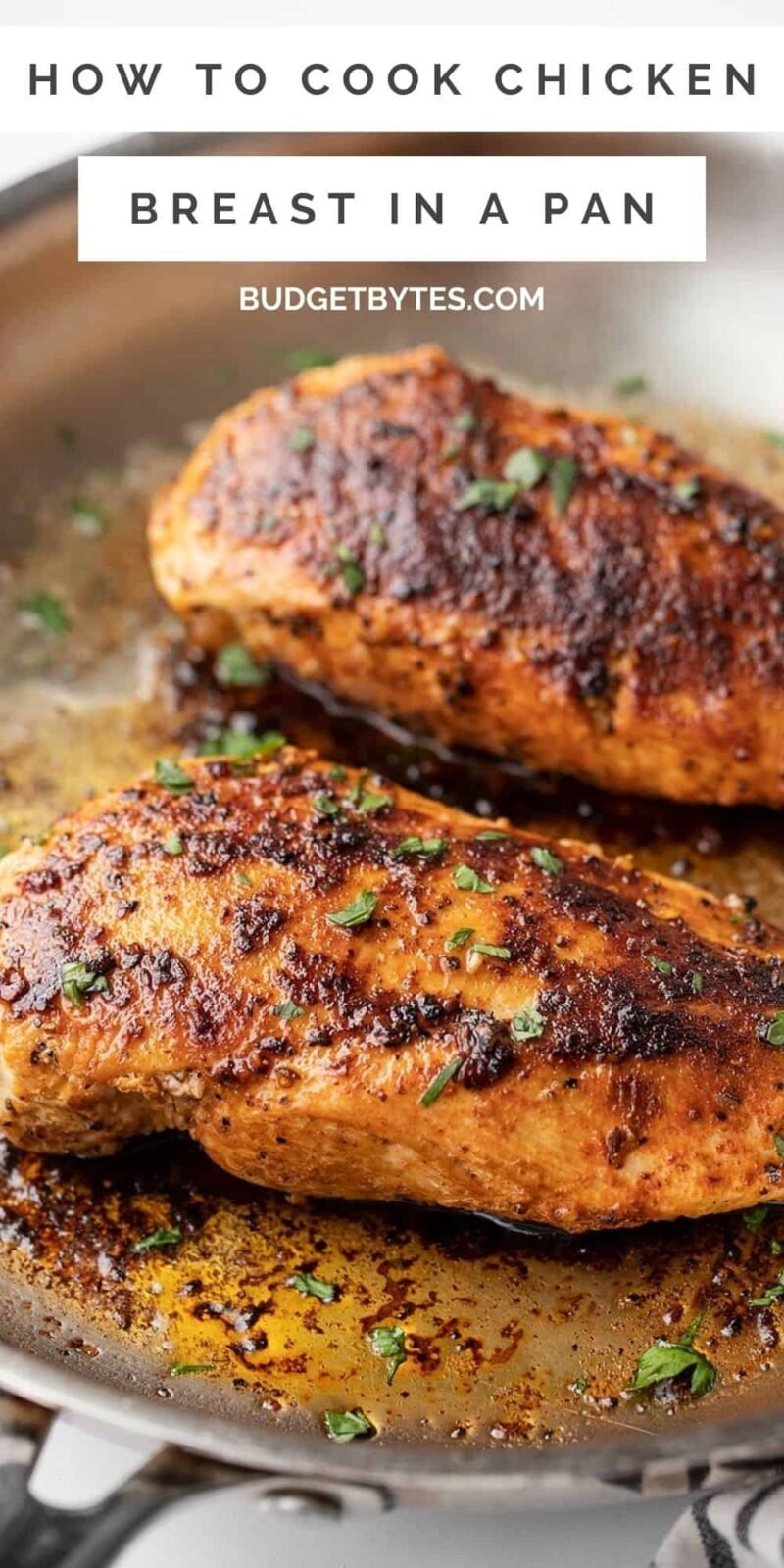 How to Cook Chicken Breast in a Pan - Budget Bytes