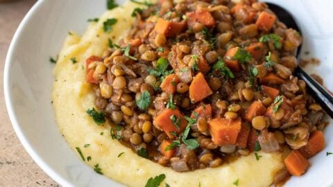 Spiced Lentils with Carrots