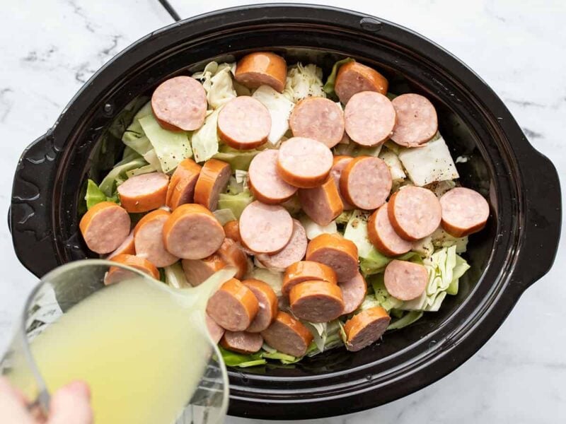 Slow Cooker Cabbage and Sausage Budget Bytes