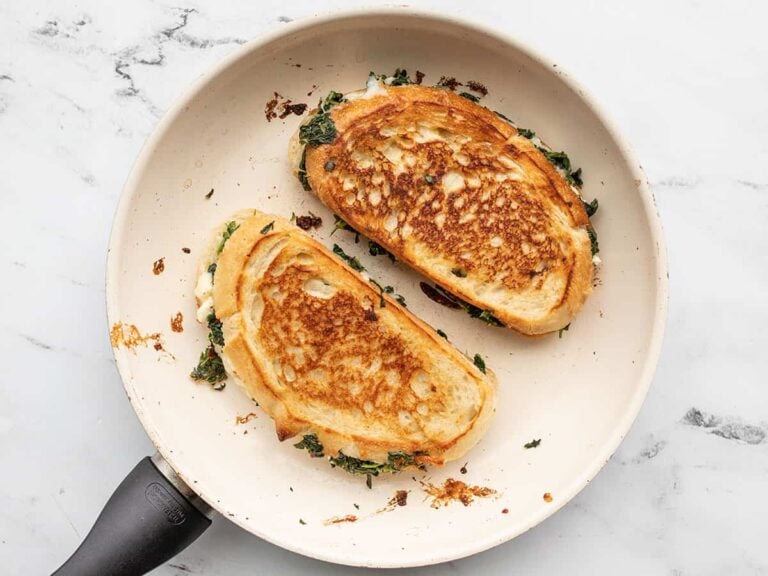 Spinach and Feta Grilled Cheese Budget Bytes