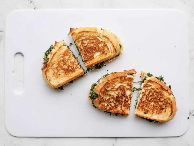 Spinach and Feta Grilled Cheese Budget Bytes