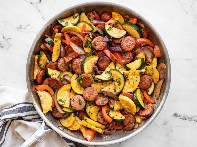 Cajun Sausage and Vegetables Budget Bytes