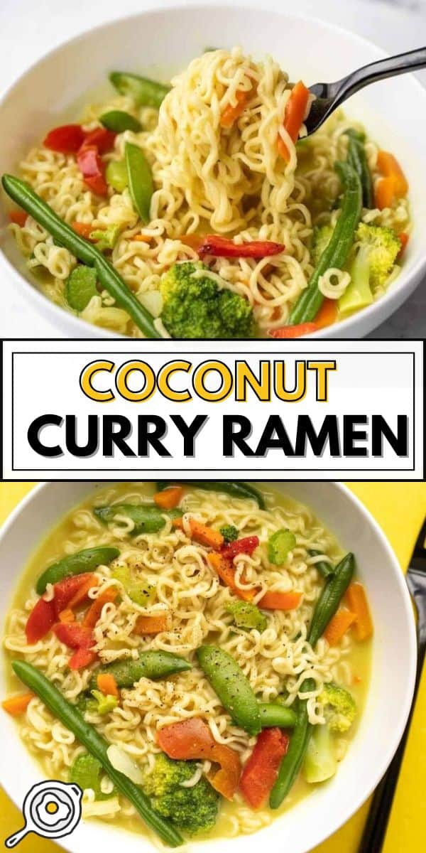 Coconut Curry Ramen pin image