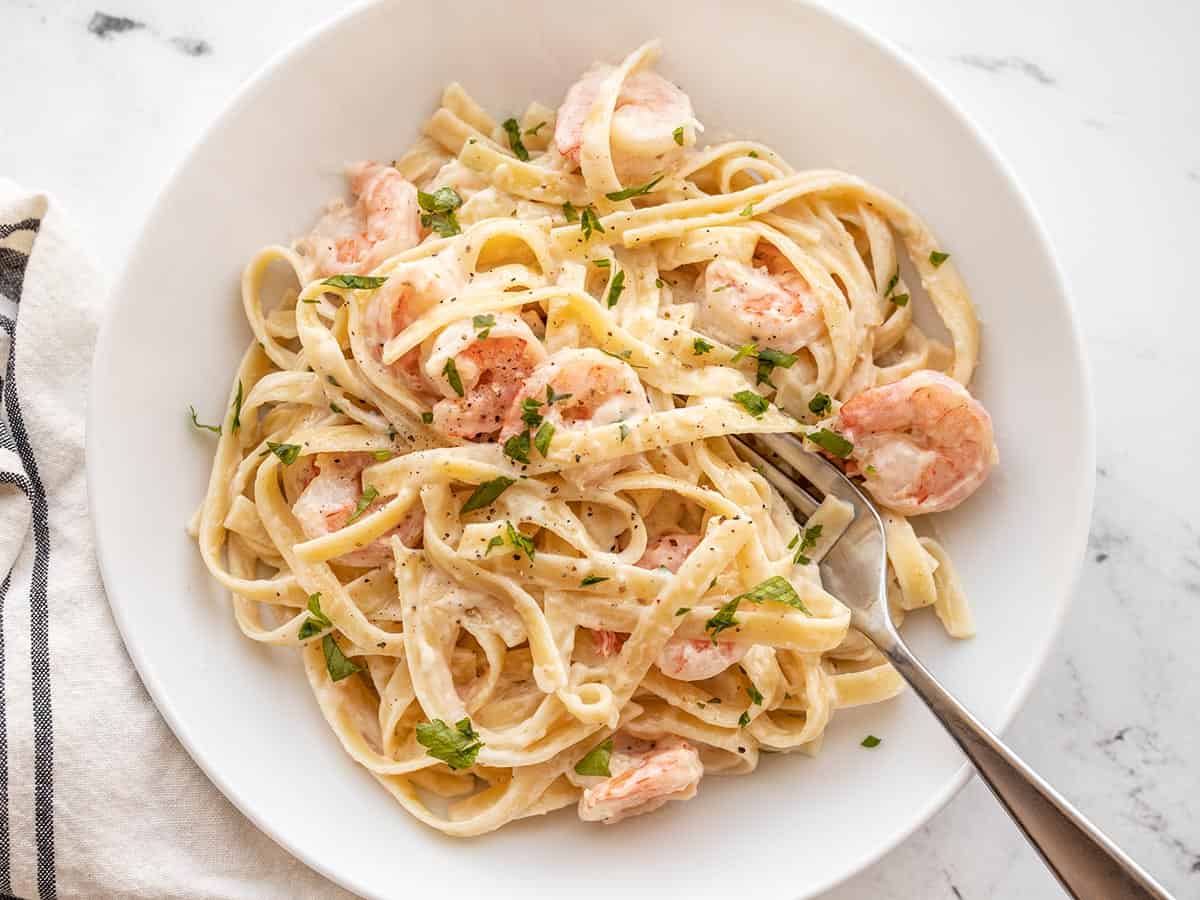 shrimp alfredo recipes