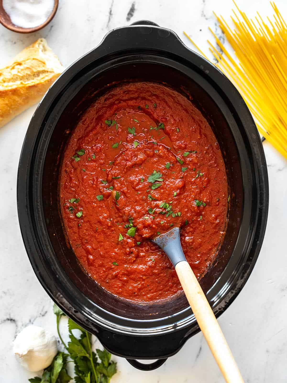 Slow Spaghetti - Cooker Sauce Bytes Budget