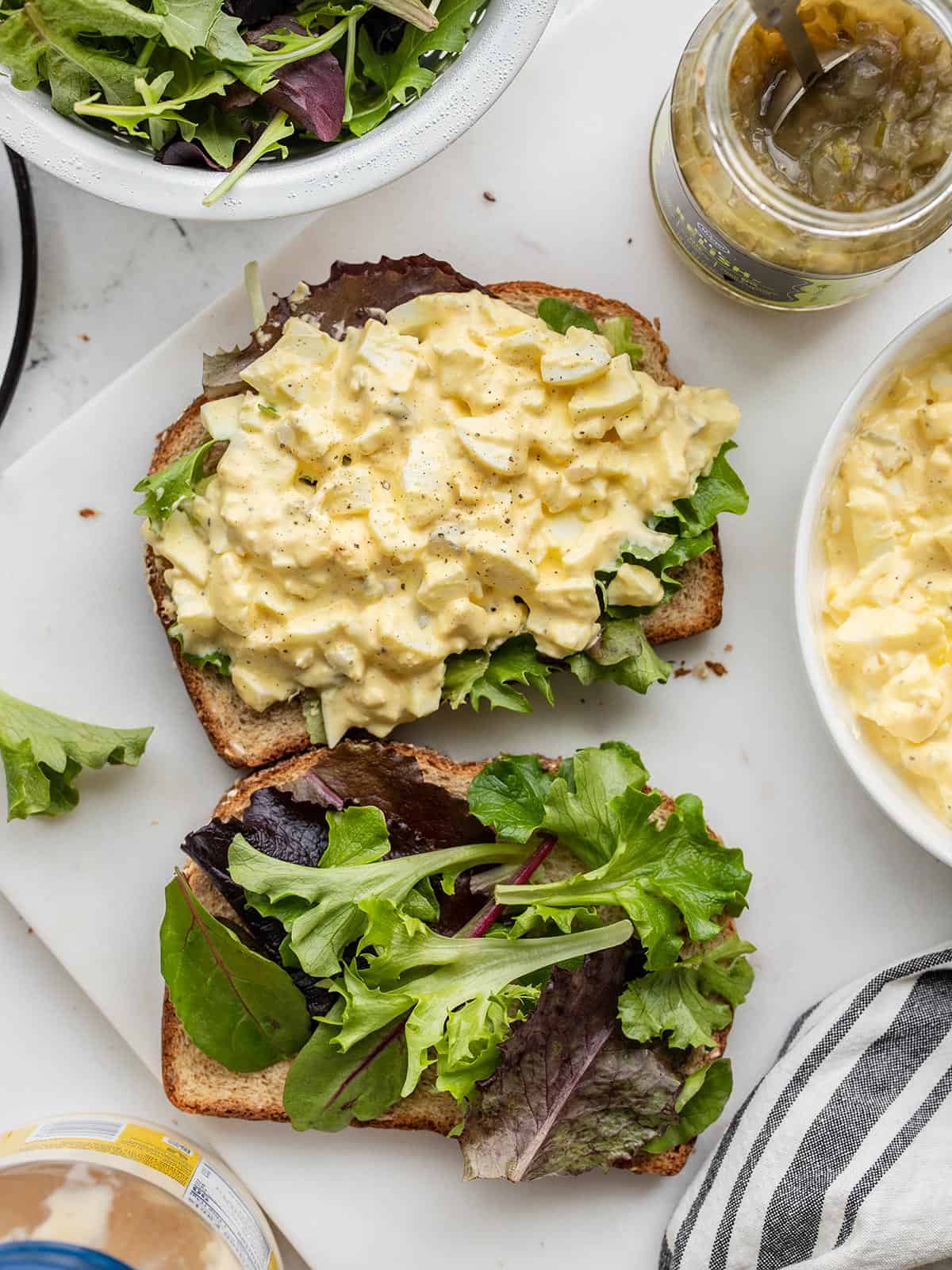 Classic Egg Salad Sandwich (with Homemade Mayonnaise) - A