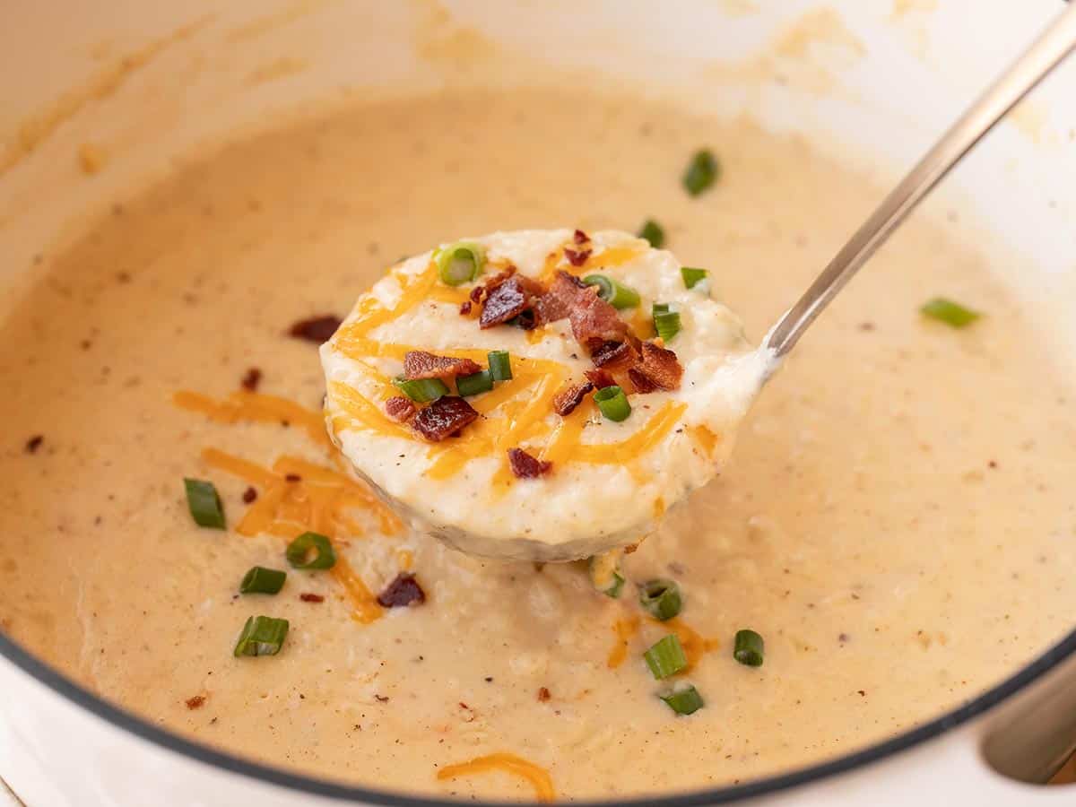 Loaded Potato Soup - Budget Bytes