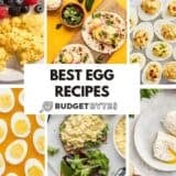 egg recipes collage