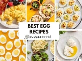 egg recipes collage