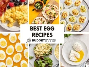 egg recipes collage
