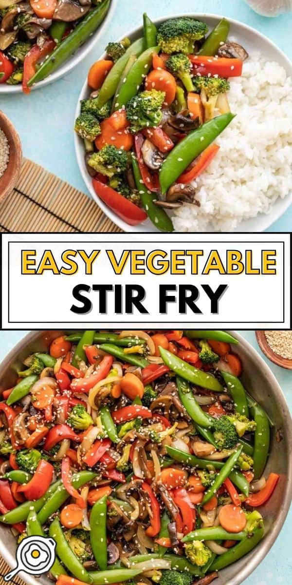 Easy Vegetable Stir Fry pin image