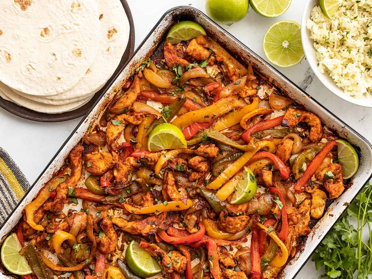 Sheet Pan Chicken Fajitas