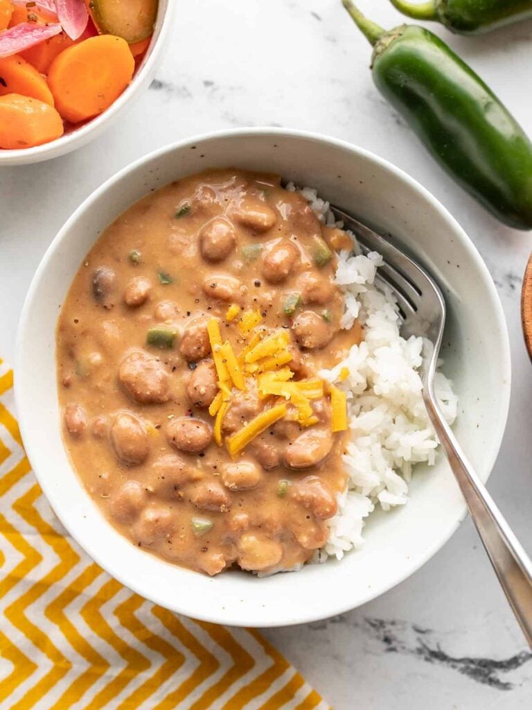 Cheesy Pinto Beans Budget Bytes