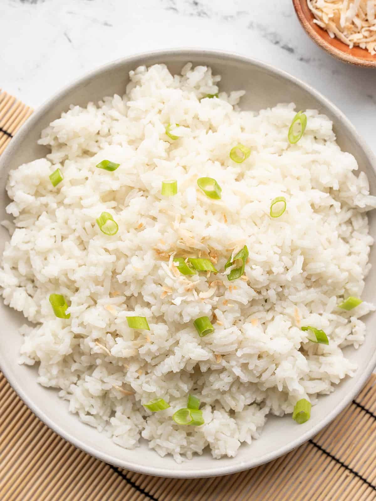 Easy Coconut Rice Recipe (Made in a Rice Cooker)