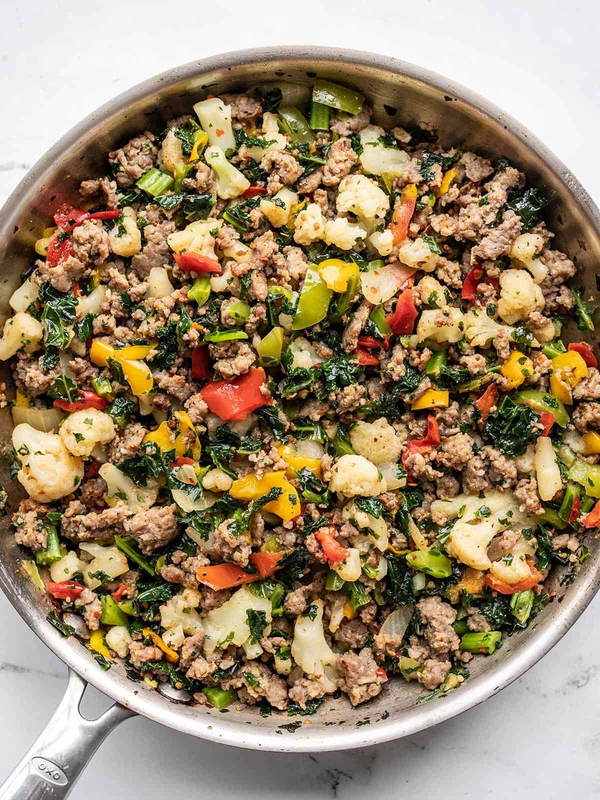 Chicken Sausage and Vegetable Skillet