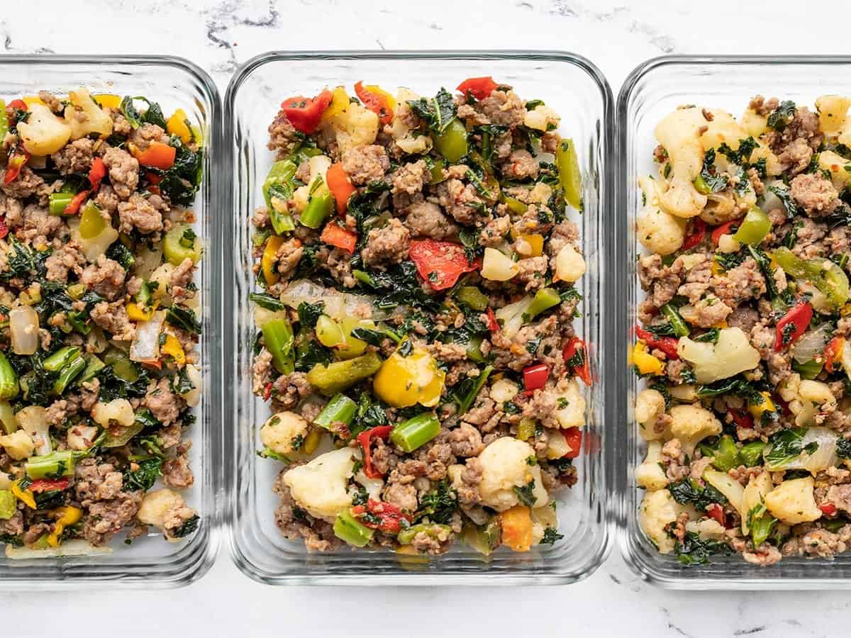 Italian Sausage and Veggie Bowls (Meal Prep) - Gimme Some Oven