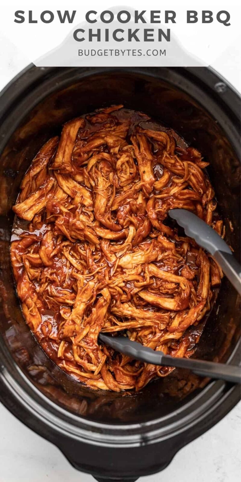 Slow Cooker Buffalo Chicken - Budget Bytes