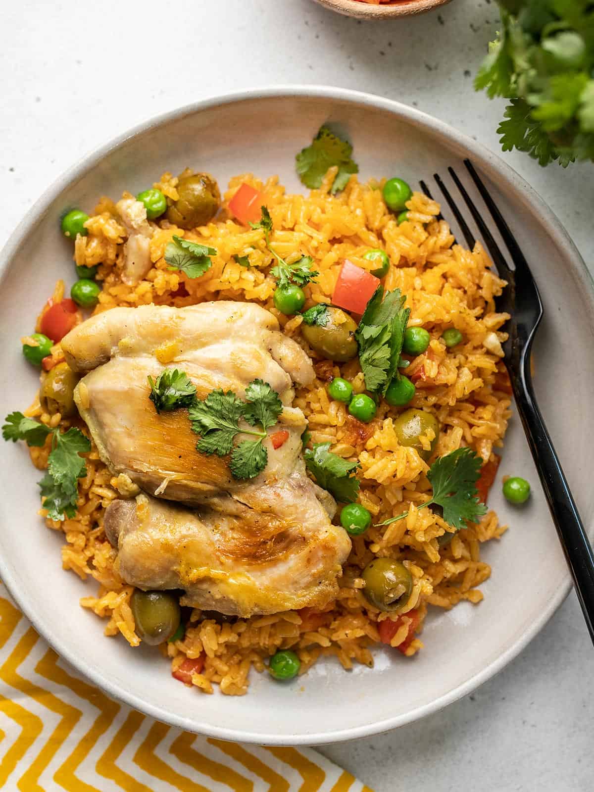 Arroz Con Pollo (Puerto Rican Chicken and Rice) - Budget Bytes