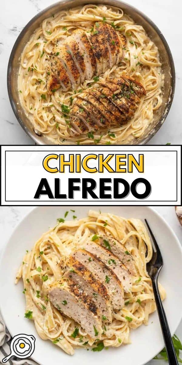chicken alfredo pin image