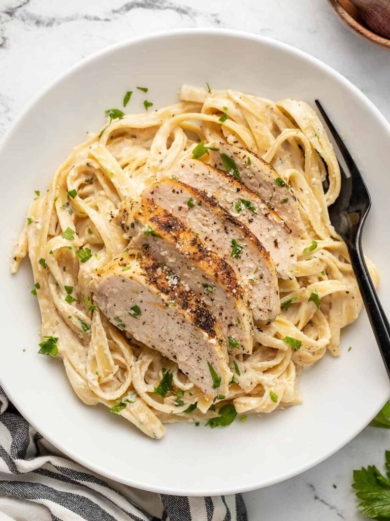Chicken Alfredo Recipe (with How To Video) - Budget Bytes
