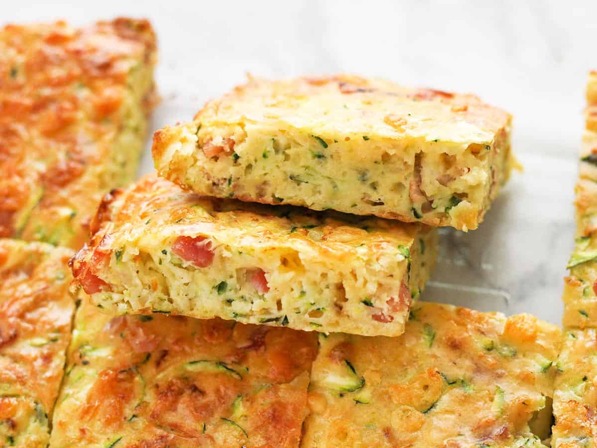 Zucchini Slice - Budget Bytes