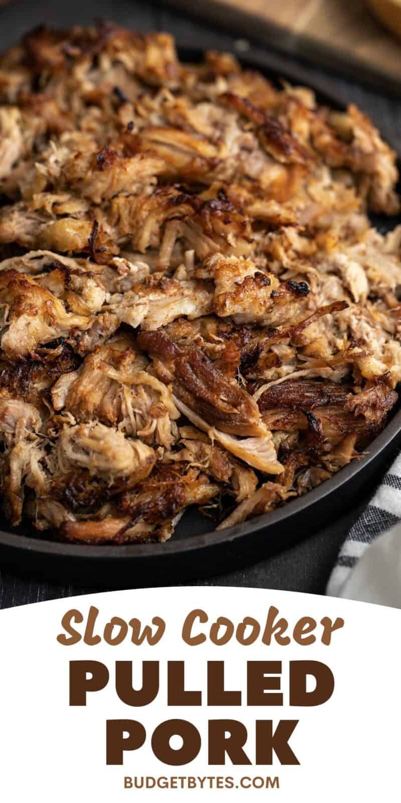 Slow Cooker Pulled Pork Recipe (Moist and Tender)