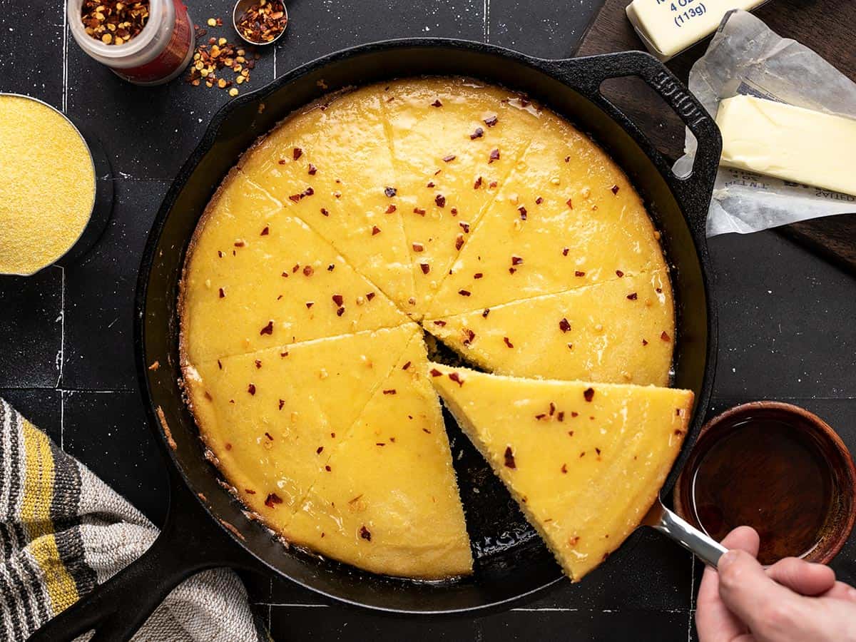 Sweet Cornbread in a Cast-Iron Skillet - Southern Bytes