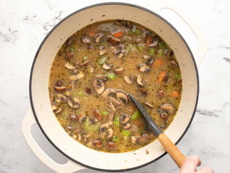 Turkey and Wild Rice Soup Budget Bytes