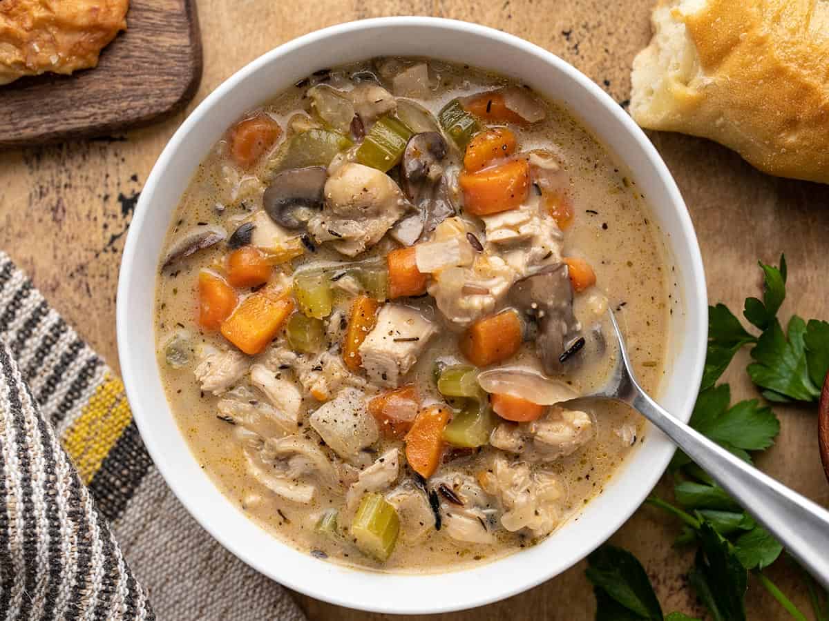 Turkey and Wild Rice Soup - Budget Bytes