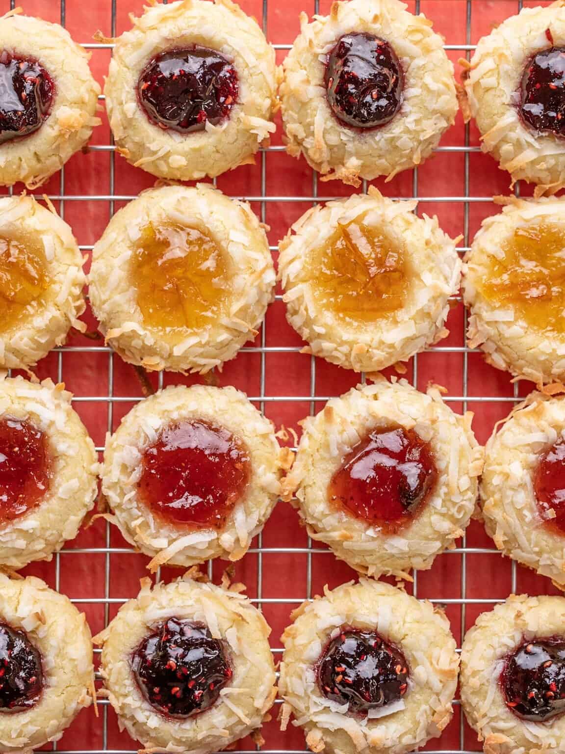 One of my all-time favorite holiday treats is jam thumbprint cookies. Do I apply that statement to all cookies?